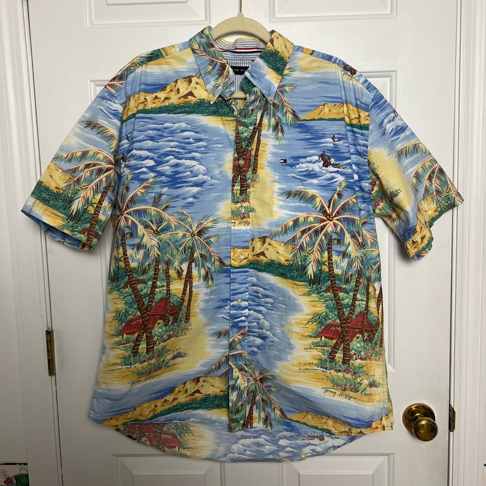 Vintage Tommy Hilfiger Hawaiian Shirt